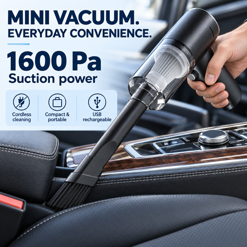 DustGo | 3-in-1 Mini Vacuum & Air Duster
