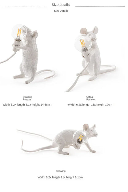 Modern Resin Animal LED Table Lamp